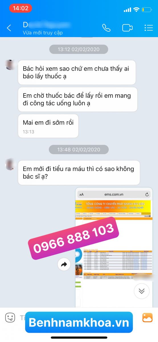 Phản hồi chữa bệnh lậu bn Nha Trang 3